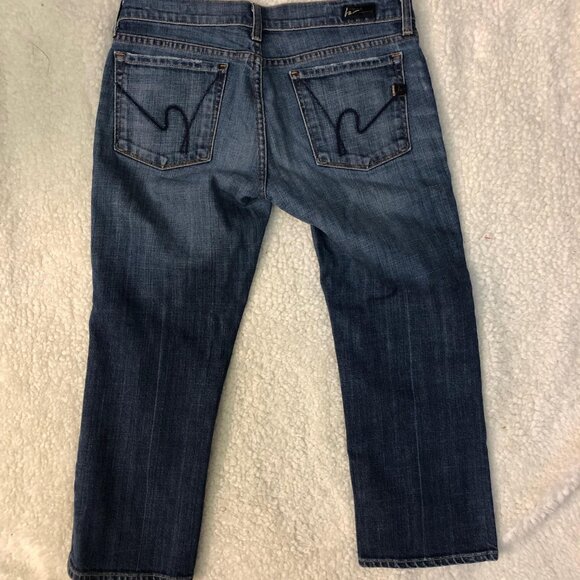 Citizens of Humanity Kelly #063 Low Waist Cropped Jeans Size 30 Capris - Picture 1 of 6